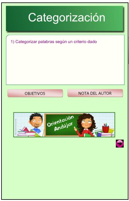 categorizacion de palabras smart